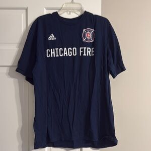 Adidas Chicago Fire Navy Blue Short Sleeve Tee